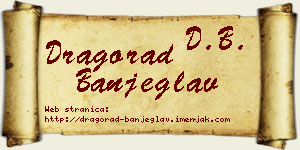 Dragorad Banjeglav vizit kartica